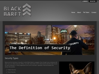 BLACK BARET