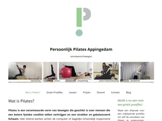 PERSOONLIJK PILATES APPINGEDAM