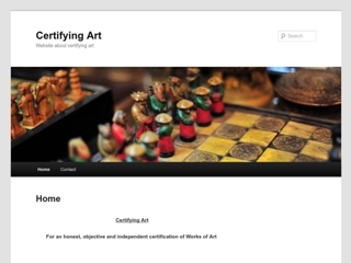 CERTIFYING ART