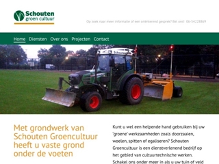SCHOUTEN GROENCULTUUR CULTUUR TECHNISCH LOONBEDRIJF