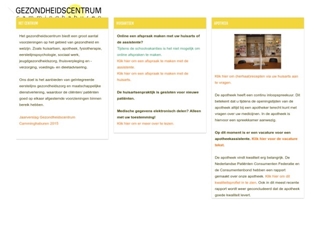 FYSIOTHERAPIE & KINDERFYSIO GEZONDHEIDSCENTRUM CAMMINGHABUREN