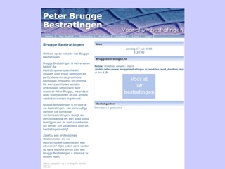 PETER BRUGGE BESTRATINGEN