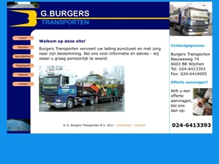 BURGERS TRANSPORTEN BV G