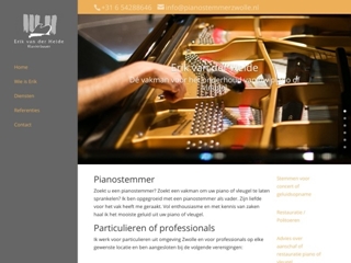 ERIK VAN DER HEIDE KLAVIERBAUER PIANOSTEMMER