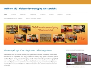 WESTERZICHT TAFELTENNISVERENIGING