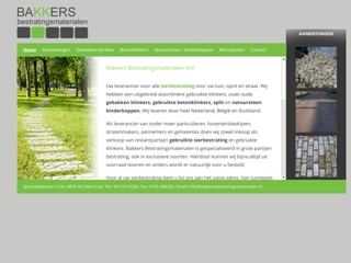 BAKKERS BESTRATINGSMATERIALEN