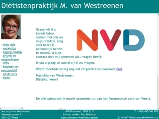WESTREENEN DIETISTENPRAKTIJK M VAN
