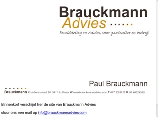 BRAUCKMANN ADVIES