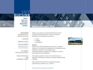 RUESINK ELECTR TECHN ADVIES CALCULATIE & PROJECTMANAGEMENT