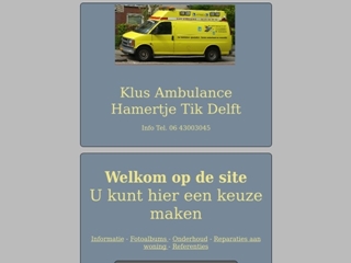 HAMERTJE TIK DELFT KLUSBEDRIJF