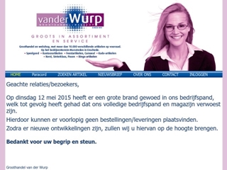 VANDERWURP BV GROOTHANDEL