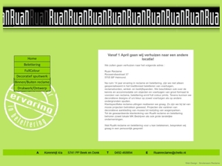 RUAN RECLAME EN BELETTERING