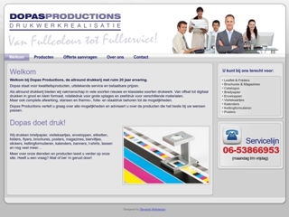 DOPAS PRODUCTIONS DRUKKERIJ
