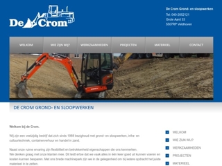 CROM DE, GRONDWERKEN / SLOOPWERKEN
