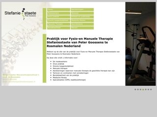 STAETE P GOOSSENS FYSIO- EN MANUEELTHERAPIE STEFANIE