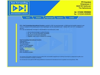 FFI FAST FORWARDING INTERNAT COURIER SERVICES