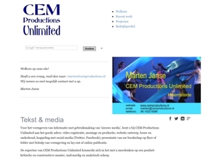 CEM PRODUCTIONS UNLIMITED