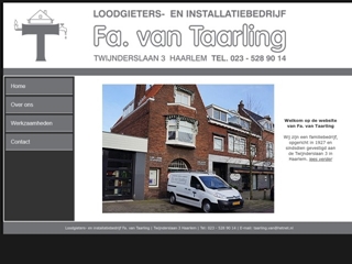 TAARLING VAN LOODGIETERS- EN INSTALLATIE BEDRIJF