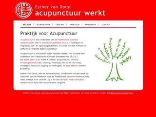 ACUPUNCTUUR ARTS DORST E B M VAN