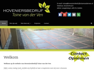 VEN HOVENIERSBEDRIJF TOINE VAN DER