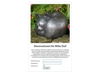 WITTE DUIF DIERENUITVAART DE