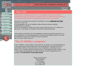 ICM INTERNATIONAL COMMODITY MARKET BV