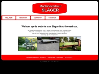SLAGER MACHINEVERHUUR
