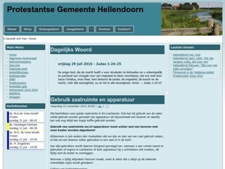 PROTESTANTSE GEMEENTE HELLENDOORN
