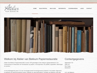ANNEMARIE E. VAN BEKKUM PAPIERRESTAURATIE