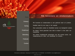 RIK HOVENIERS EN STRATENMAKERS VOF