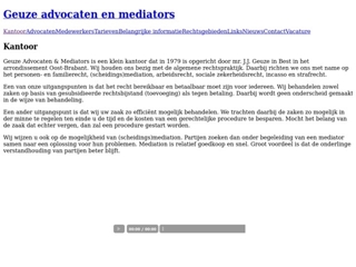 GEUZE ADVOCATEN EN MEDIATORS