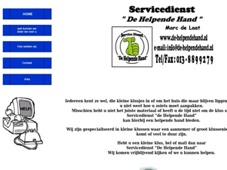 SERVICE DIENST   DE HELPENDE HAND