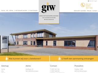 DEURWAARDERS- & INCASSOKANTOOR GIW-WINSCHOTEN.NL