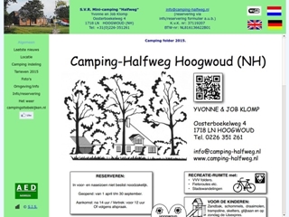 CAMPING EN CARAVANSTALLING HALFWEG