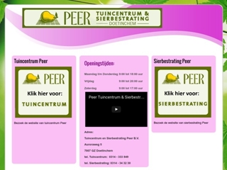 PEER TUINCENTRUM & SIERBESTRATING BV