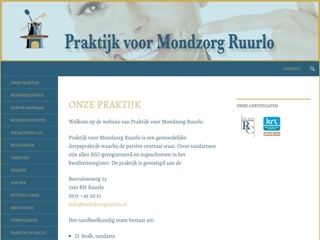 PRAKTIJK VOOR MONDZORG RUURLO D STOLK TANDARTS