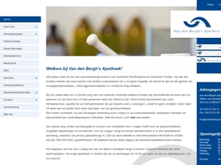 APOTHEEK VD BERGH'S SERVICE GRATIS BEZORGSERVICE