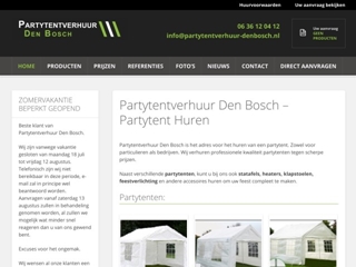 PARTYTENTVERHUUR DEN BOSCH