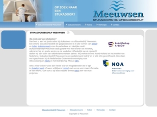 MEEUWSEN STUKADOORS- EN AFBOUWBEDRIJF