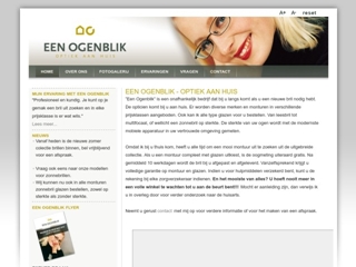 EEN OGENBLIK OPTICIEN AAN HUIS