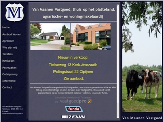 MAANEN VASTGOED VAN