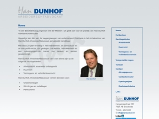 DUNHOF ARBEIDSRECHTADVOCAAT HAN