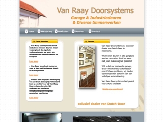 RAAY DOOR SYSTEMS VAN