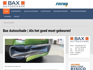 BAX AUTOSCHADE BV