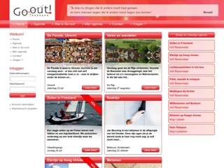 GO OUT SPORTIEF CULTUREEL UIT