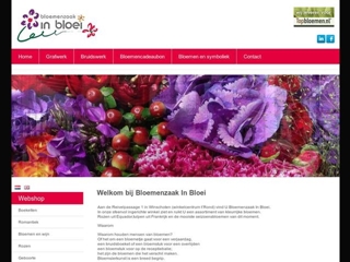 BLOEMENZAAK IN BLOEI