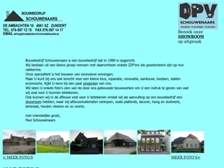BOUWBEDRIJF SCHOUWENAARS - DPV SCHOUWENAARS