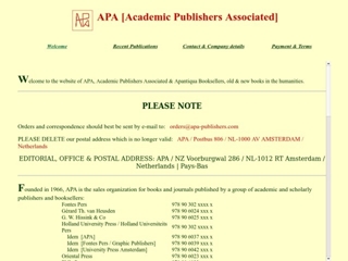 APA-UITGEVERS ASSOCIATIE