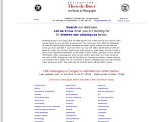 BOER ANTIQUARIAAT TH DE