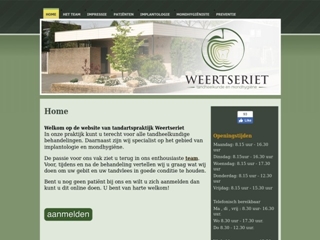 WEERTSERIET TANDHEELKUNDE EN MONDHYGIENE